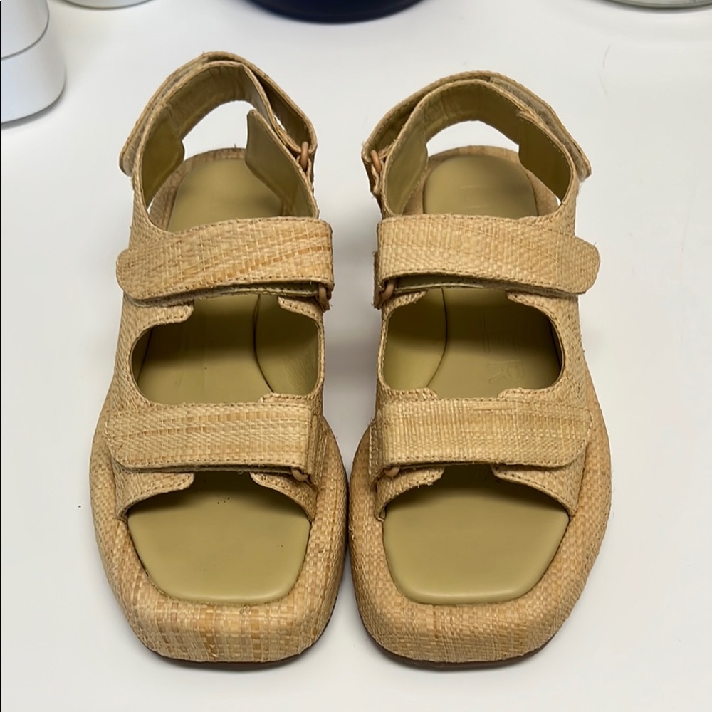 Loeffler Randall Tan Comfort Sandals